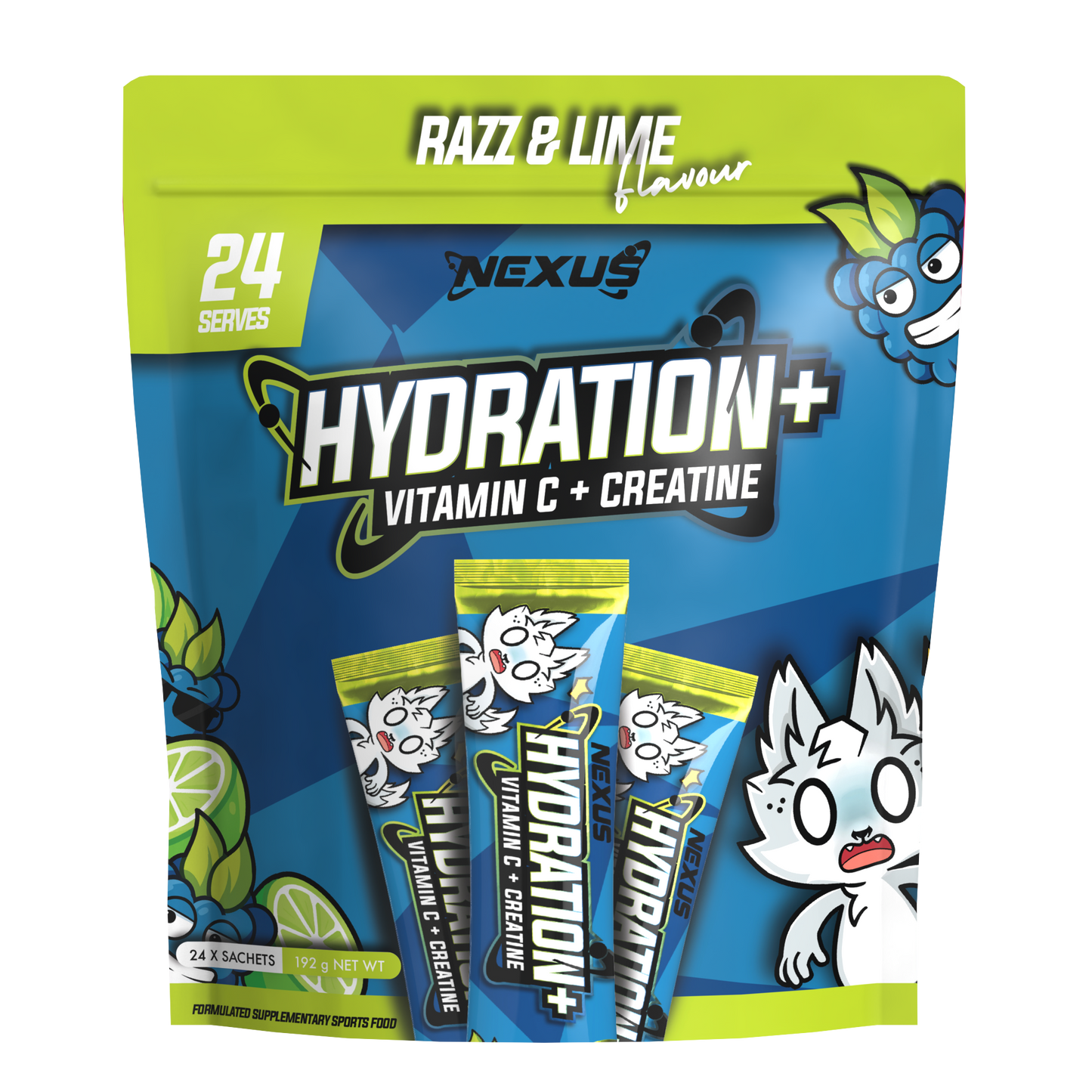 Hydration+: Razz & Lime (24 Serves)