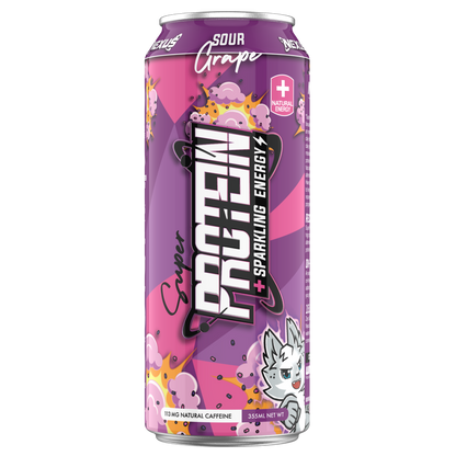 Super Protein Water Energy RTD: Sour Grape (12 Pack)