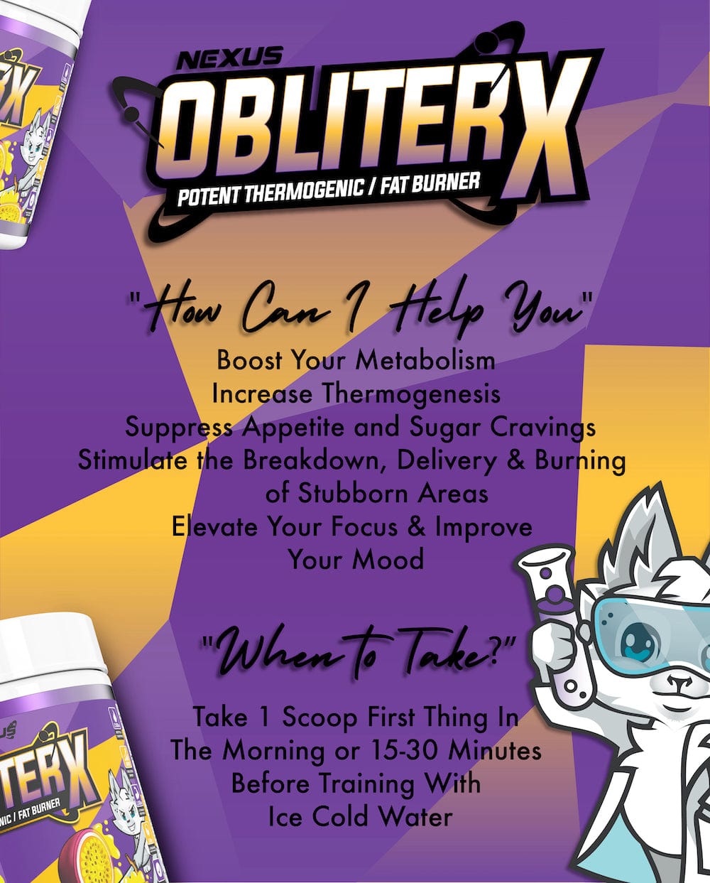 ObliterX: Passionfruit Slice (3 Tub Subscription)