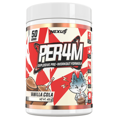 PER4M Pre-Workout: Vanilla Cola - Nexus Sports Nutrition