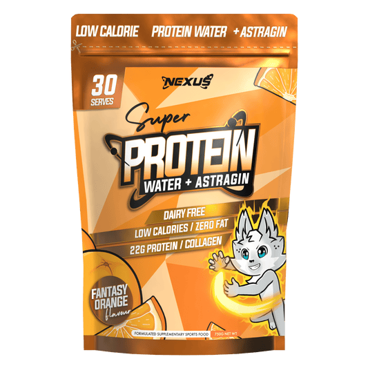 Super Protein Water: Fantasy Orange (30 Serves) - Nexus Sports Nutrition