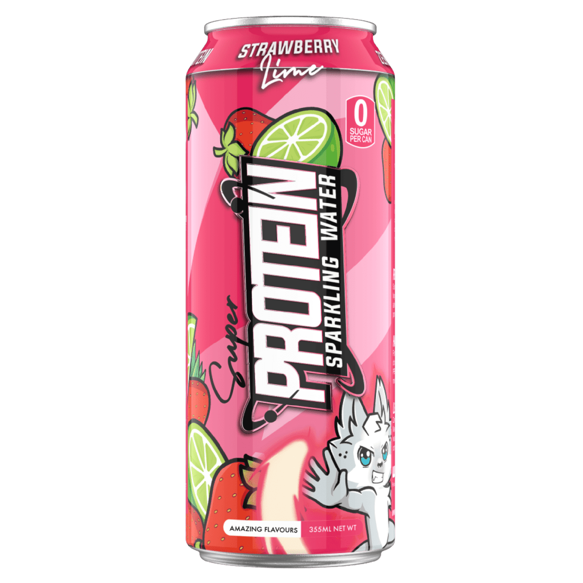 Super Protein Water RTD: Strawberry Lime (12 Pack) - Nexus Sports Nutrition