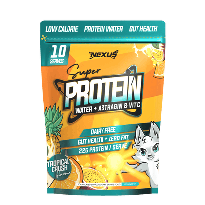 Super Protein Water: Tropical Crush (10 Serves) - Nexus Sports Nutrition